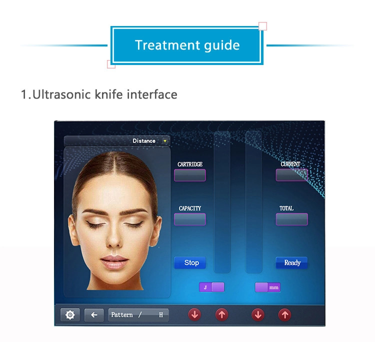 2 in 1 Vmax hifu +2D Hifu skin Tightening Hifu face lift Machine LF-416