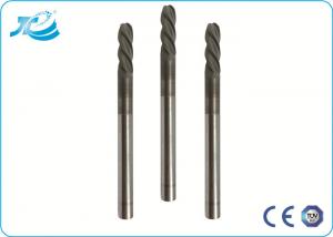 China Customized Size TiCN TiN Coating Solid Carbide End Mill , Plastic Cutting End Mill wholesale