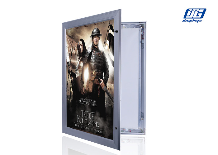 A4 Poster Display Outdoor LED Lockable Light Box Aluminium Frame Waterproof