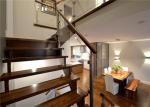 Interior Glass Stair Balustrade Systems Wood Handrail With Good View Of Outside