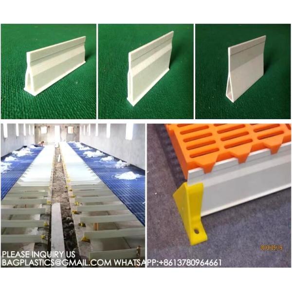 Fiberglass Support FRP Beam Plastic Cast Iron Slat Floor Beam Support Farrowing Crate