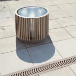 Patio Modern SGS Certificate SS304 Metal Flower Planters