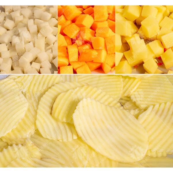 Root vegetable cutting machine soybeans Potatoes and round tuber crops Carrots and longitudinal root vegetables papaya pumpkin wax gourd Carrot radish