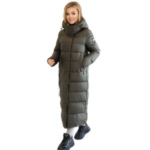 China FODARLLOY 2022 new design ladies warm hooded cotton-padded clothes slim long down winter jackets women coats wholesale