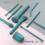 BSCI Kinlly 10pcs Star Green Design Plastic Makeup Brushes
