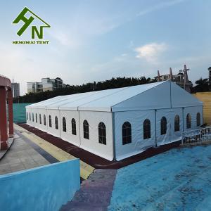 China Water Resistant Large Glass Marquee Tent Ceremony A Shaped wholesale