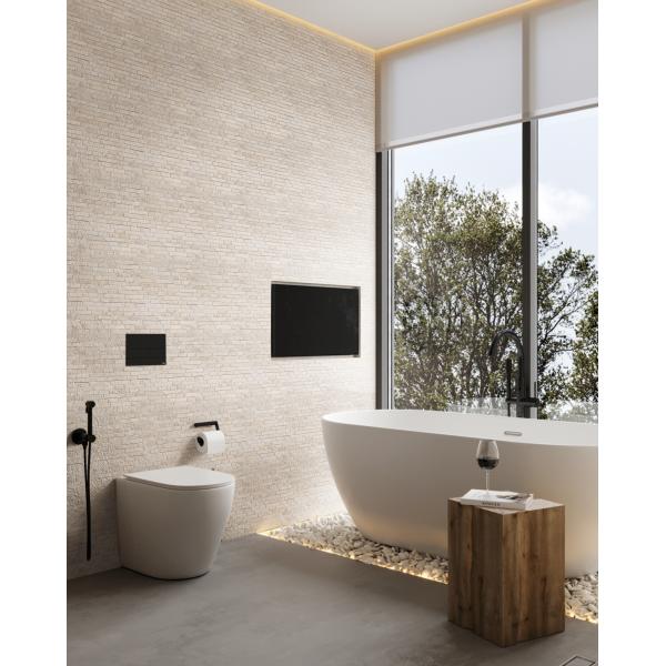 Durable Light Yellow 300x300mm Natural Stone Mosaic For Bedroom and Kitchen