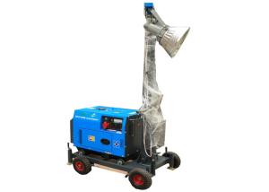 China 5kw 220v portable lighting towers metal halide lights 50 / 60HZ wholesale