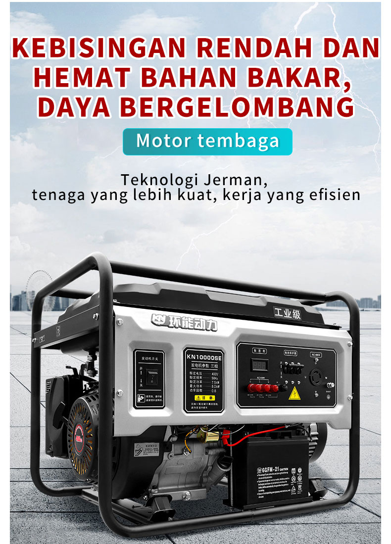 Brand New Gas Powered Dc Generator 5kw Mini Gasoline Generator