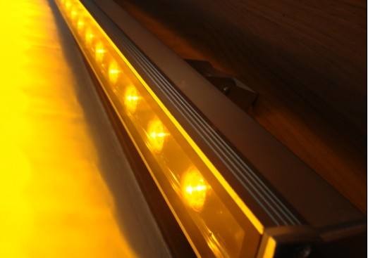 RGBW DMX512 Linear Led Bar Wall Washer Light 240W 24*10W 4in1 , No RGB Shadows