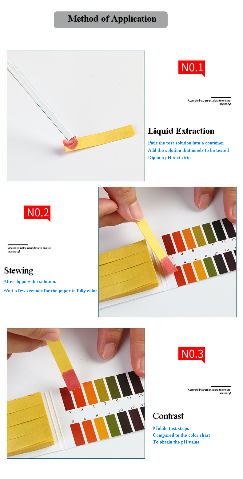 LAB 0-14 pH Paper Test Strips Universal Indicator Paper for pH 1-14 Alkalinity Testing