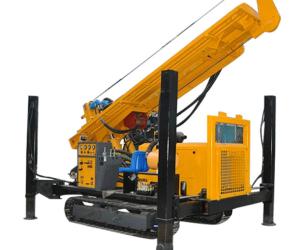 China Pneumatic Impact 300 M Crawler Drilling Rig Rotary Full Hydraulic wholesale