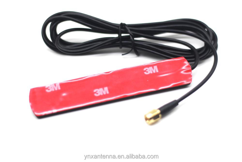 5 dBi Gain Black Radome Adhesive Patch Antenna for 4G LTE 698-2700Mhz Network Coverage