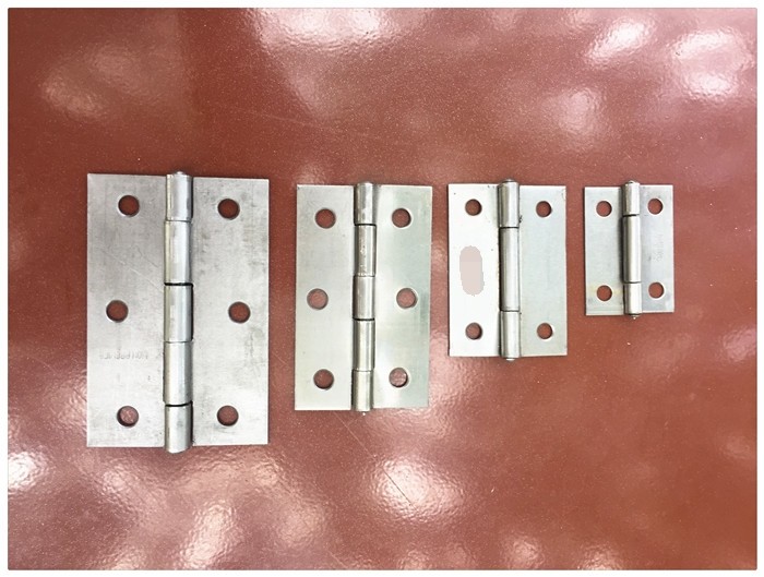 Commercial Iron Butt Hinges External Metal Door Hinges 1.5"-4" Powder Coating