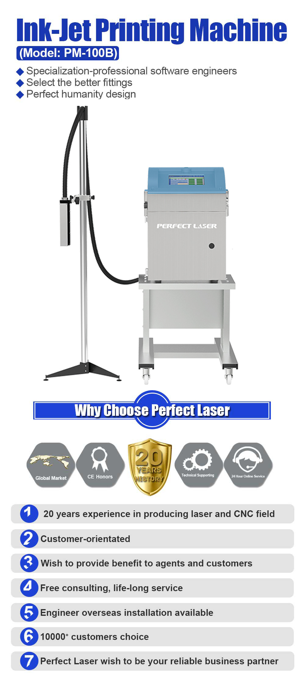 Fully Automatic Inkjet Printer Coding Machine QR Text Pictures Labels Date Inkjet Business Printer