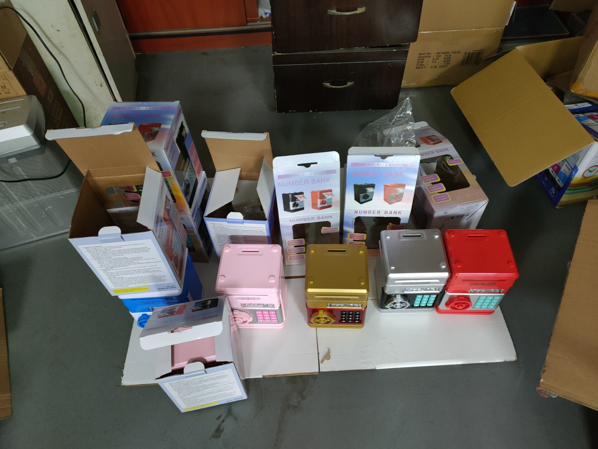 2 color Password Piggy Bank