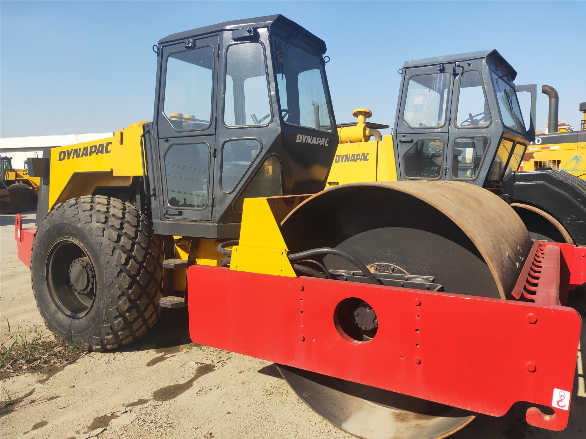 12800kg Old Road Roller Dynapac CA30D For Road Construction