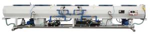 China Vacuum Tank HDPE Pipe Production Line , HDPE Pipe Extrusion Line SUS304 Stainless wholesale