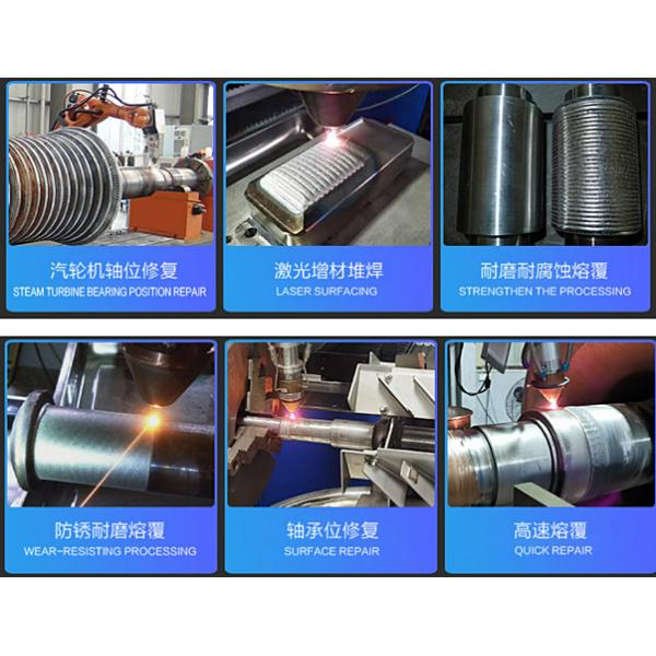 Robot Laser Cladding Machine System For Turbine Repair