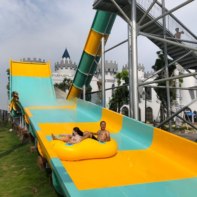 Outdoor Water Playground Amusement Park Gyration Slides