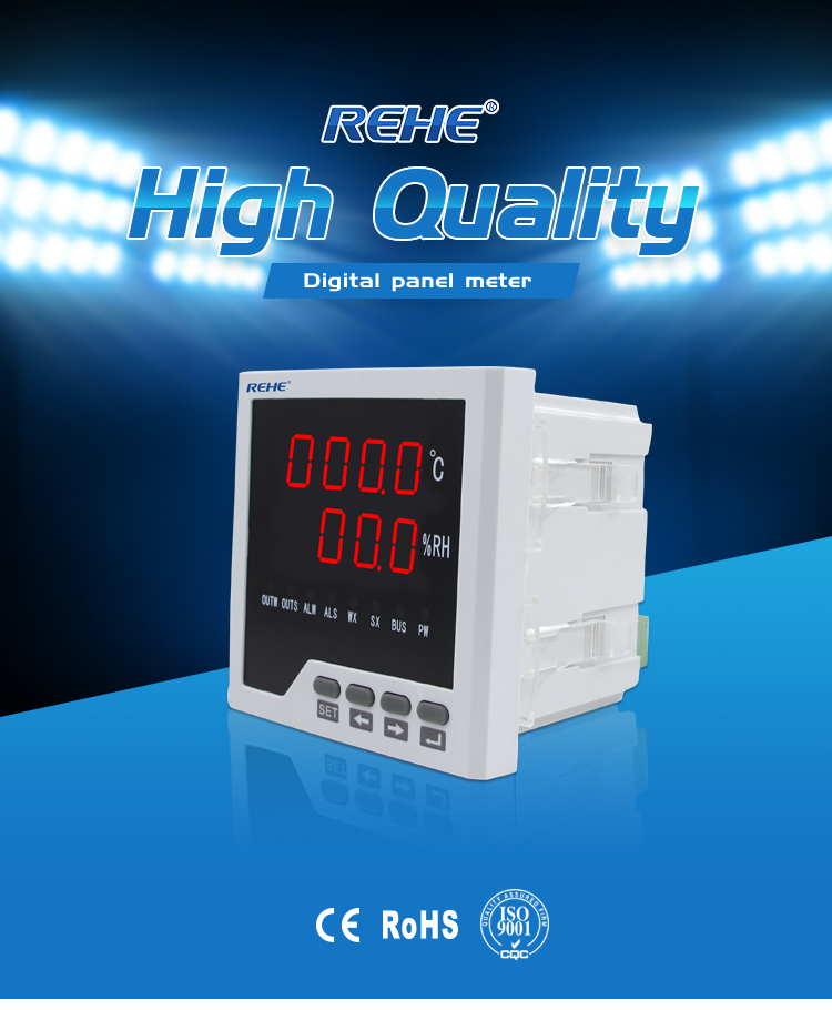 WSK Series Digital Thermometer Humidity And Temperature Controller RS485 MODBUS Protocol