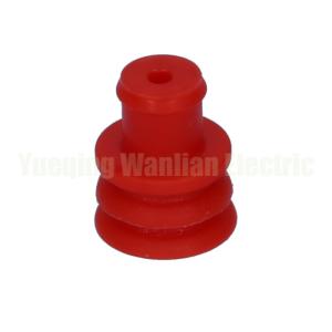 China 281934-3 Red Hole Waterproof Connection Sealing Plug Silicone Rubber Waterproof Bolt wholesale