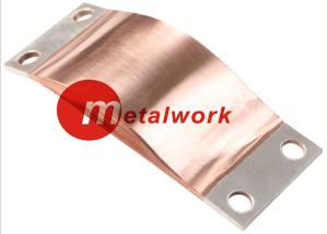 China CE Flexible Copper Shunts , Copper Foil Connector For Electrical Connection wholesale
