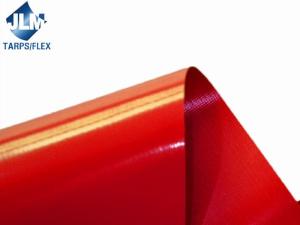 China PVC Waterproof Tarpaulin Fabric , Anti - Flame Plastic Tarpaulin Sheet wholesale