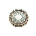 Empty Saffron Container Packaging Round Pvc Window Cookies Biscuit Metal