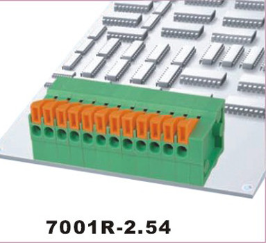 PA66 Brase Clamping Terminal Block Connector 7001V