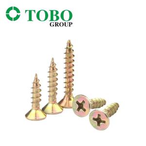 China OEM Wholesale Factory Price Flat Square Hex Head Toy Chipboard Black Color Zinc Wood Screw For Construction wholesale