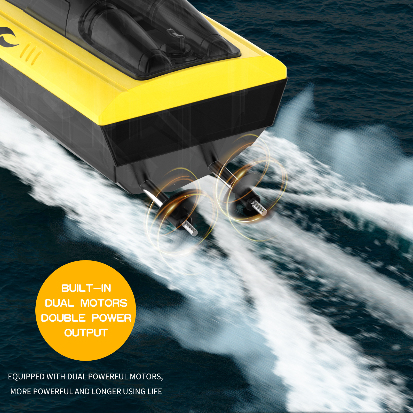 Plastic Water Induction Jet Boat for Remote Control Racing 2.4GHz Electric Speed