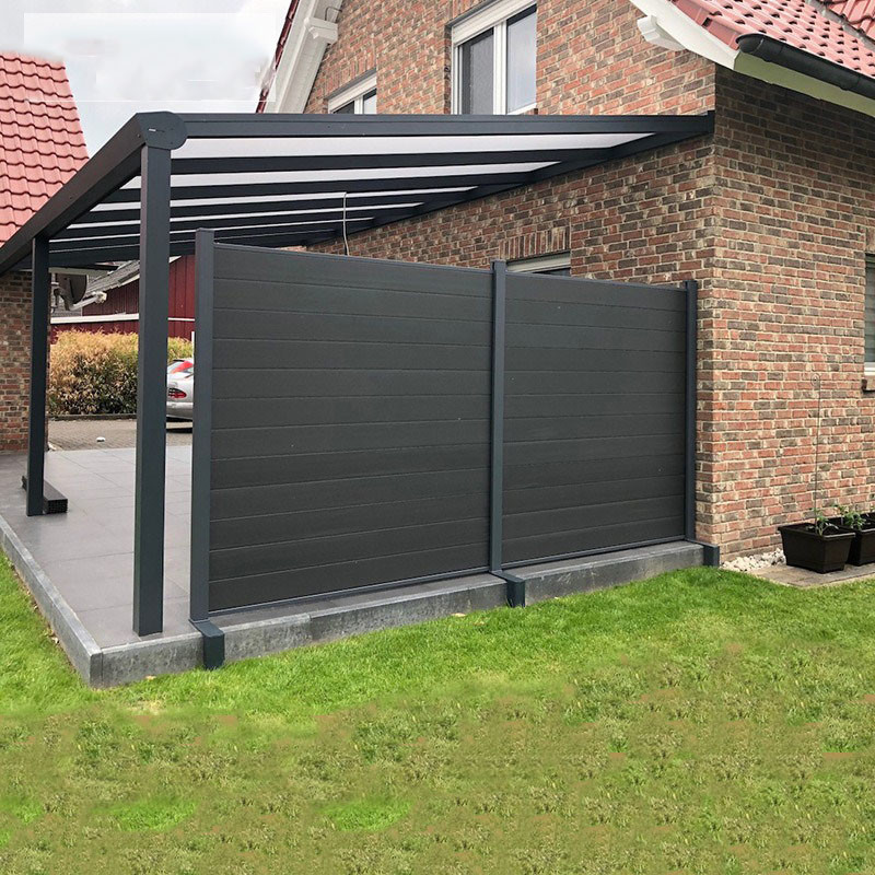 Wood Plastic Composite Interior WPC Panel 90x24.5mm Garden Railing Pergola Fence Wall Floor Inside For Decoration