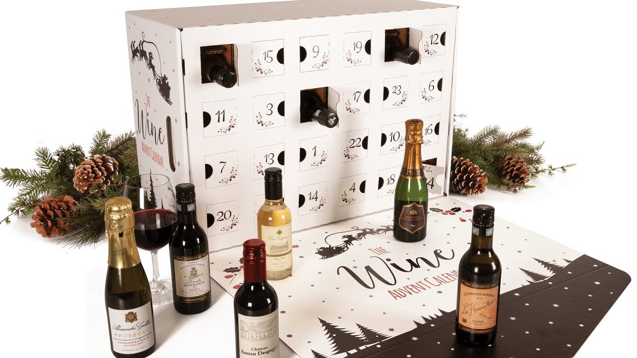 OEM Recyclable Christmas Countdown Gift Box , Leakproof Empty Advent Calendar Boxes