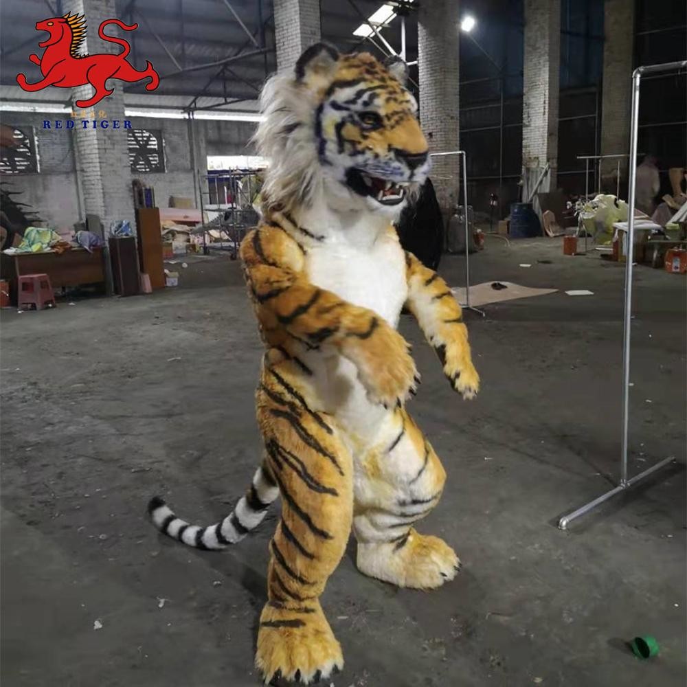 Performance Ealistic Adult Tiger Costume Youth Age Size Customized