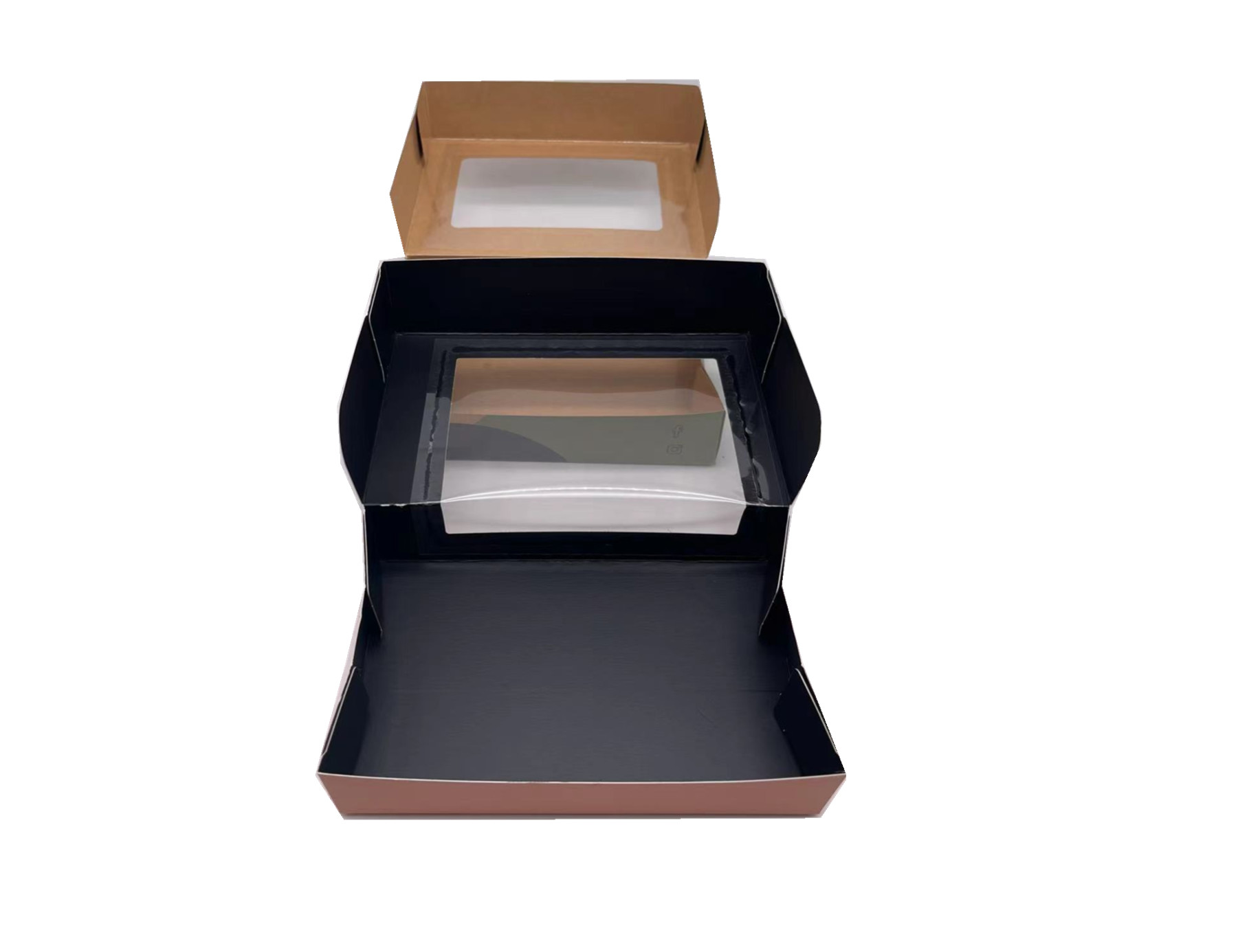 Spot UV Finishing Packaging Sushi Box 300-400gsm White Cardboard Material