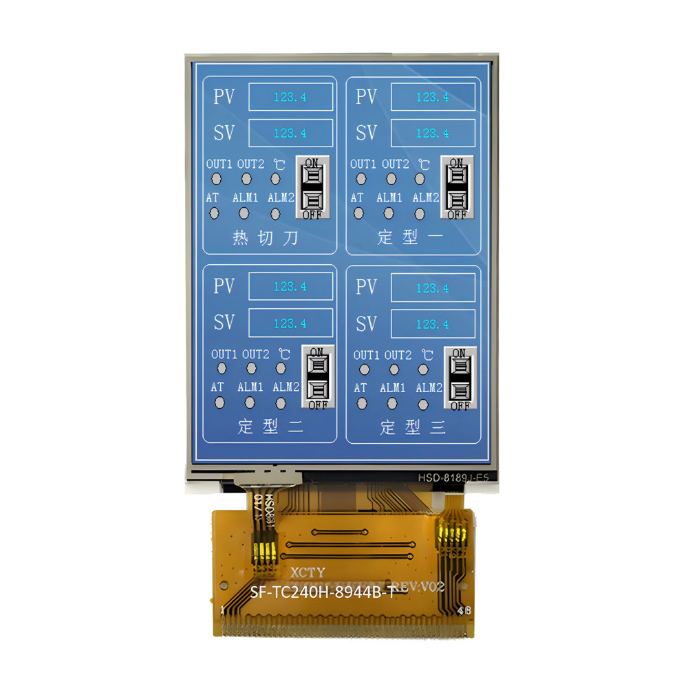 TFT LCD Display 2.4" Inch 240x320 QVGA MCU/RGB Interface With Resistive Touch Screen