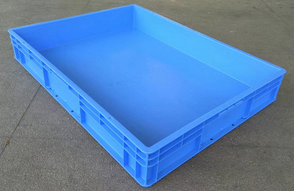800*600*120 mm Virgin PP or PE Plastic Stacking Containers / Euro Stacking Boxes