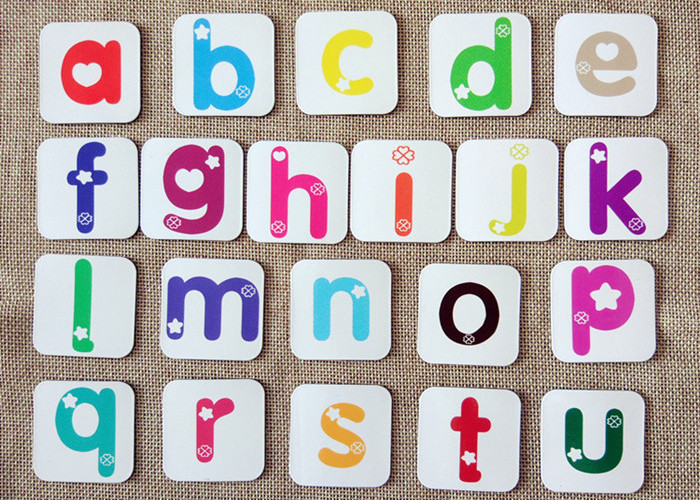 4*4mm EVA Rubber Magnetic Alphabet Refrigerator Magnets