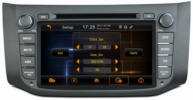 Car multimedia player for Nissan Sylphy /B17 2012-2013 with mp3 TV iPod SD OCB-8053
