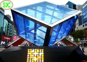 China LED P7.8125 Mm Transparent Video Display Full Color For Outdoor Advertising wholesale