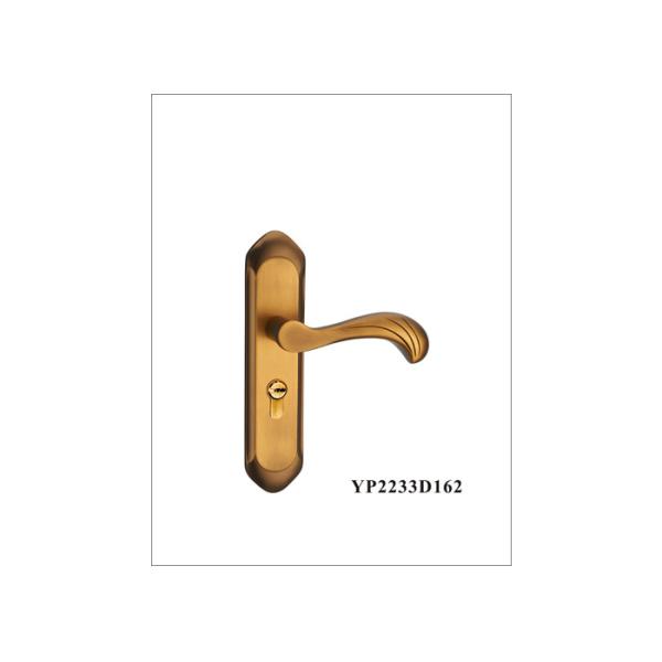 Quality Dummy Bathroom AC Finish Zinc Alloy Door Handle Reversible for sale