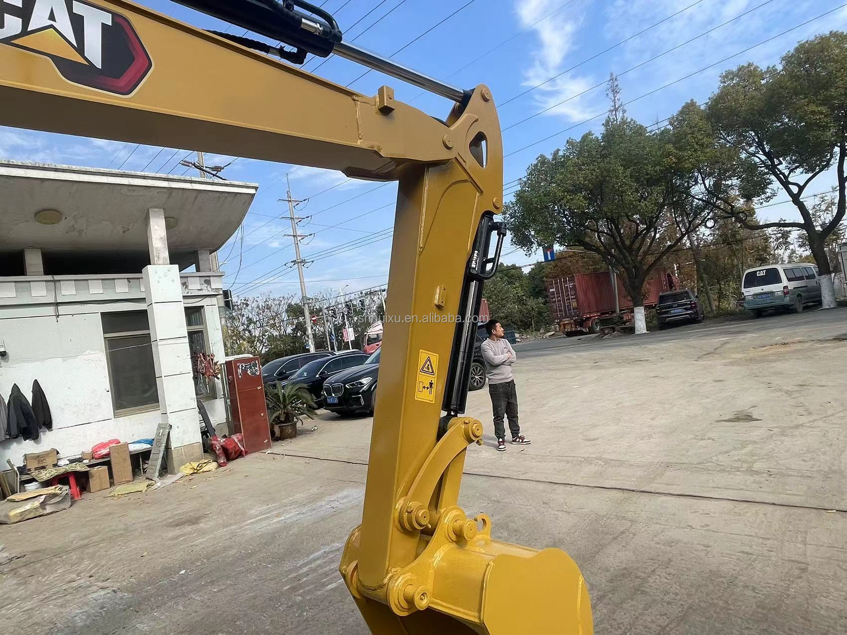mini used excavators CAT 305.5 307.5 308 320Dfor sales secondhand excavator construction equipment hammer machine