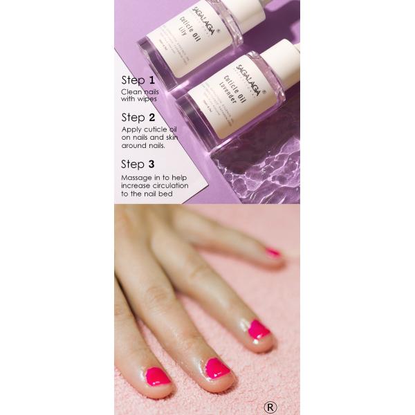 Vitamin E Nail Cuticle Oil Bottle 20ml for Nails Repair and Moisturizes with Natural Keratin 14 Scents Custom Logo