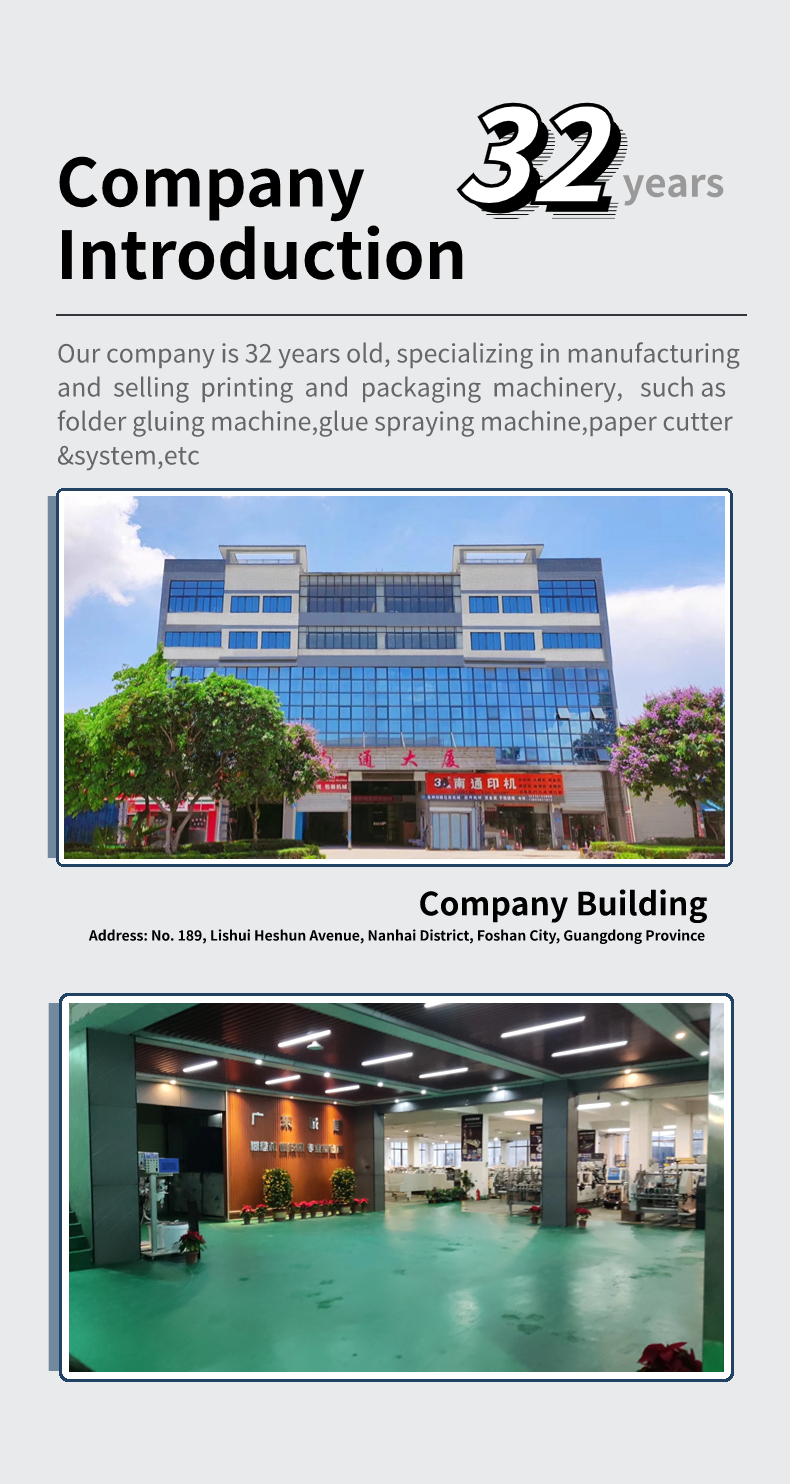 Wood Packaging Material Gluing Machine for 580 Box Folding Folder Gluer Performance