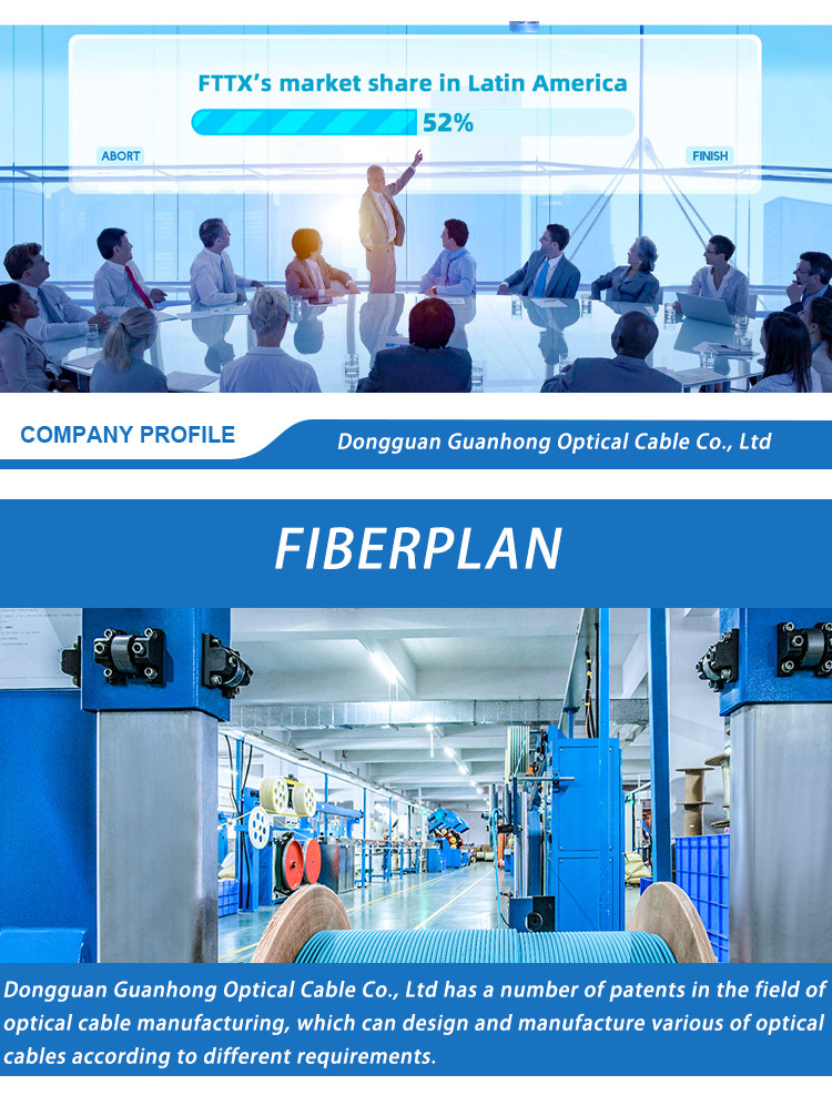 Duplex Zipcord Steel Braiding Armored Indoor Fiber Cable GJFJBV
