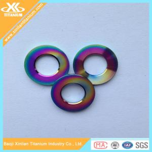 China Factory Price For Colorful Gr5 Titanium Flat Washer wholesale