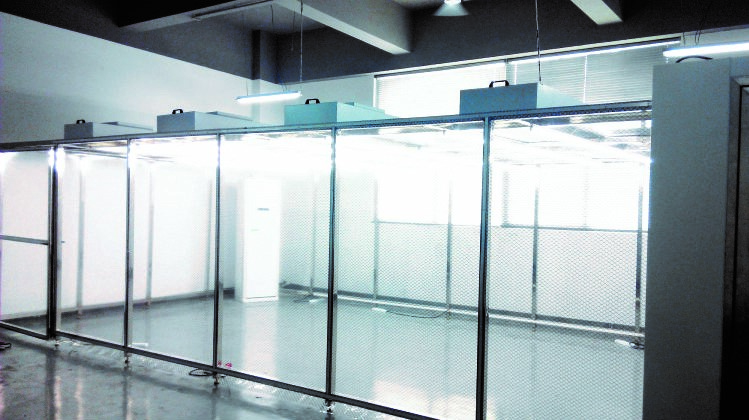 FFU Mobile Portable Modular Clean Room Door Window FS209E