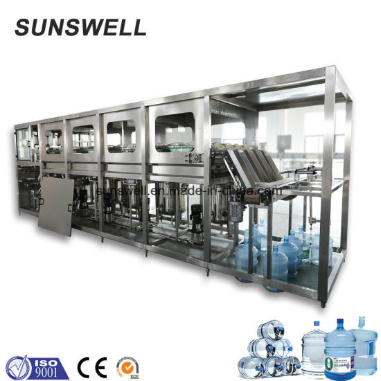 900BPH Drinking Water Bottle Rinsing Filling Capping Machine Corrosion Resistant