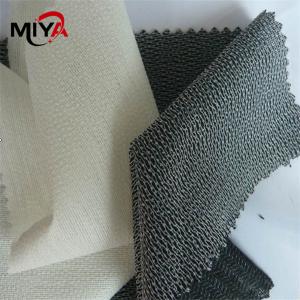 China Polyester Viscose Warp Knitted Fusible Interlining Weft Insert PES Coating wholesale